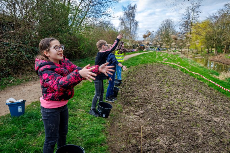 Eerste zaaidag Pollinator Pad!