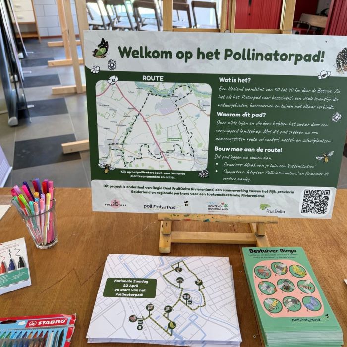 Het startsein voor het Pollinator Pad 1