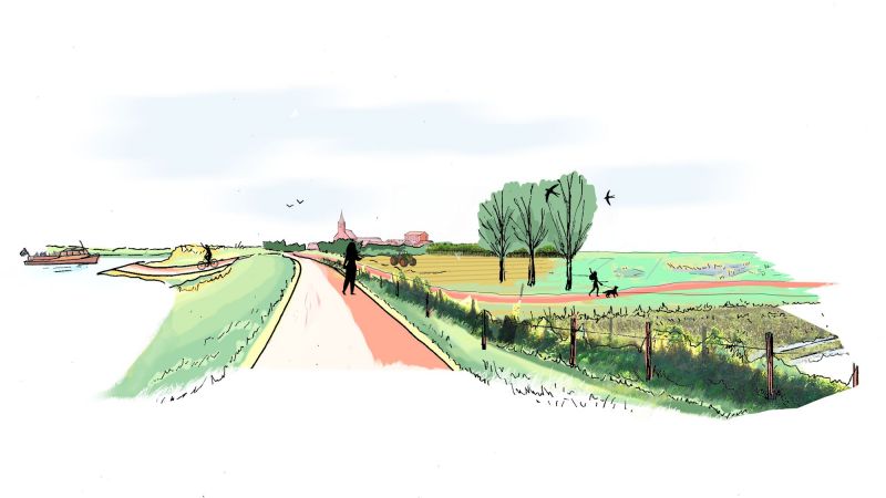 Landschapsplan voor regio Rivierenland